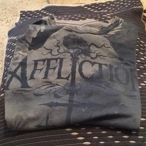 Men’s affliction large T-shirt